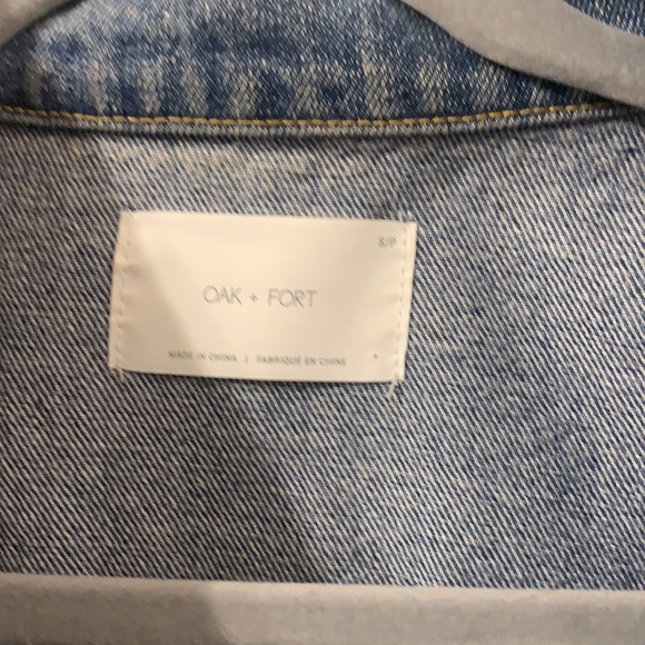 Oversized blue denim jacket - Picture 3 of 4